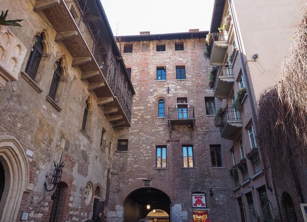 Casa di Giulietta a Verona — Foto Stock