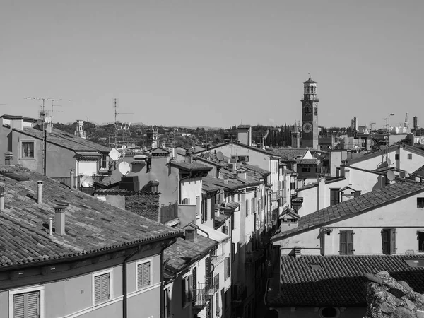 ヴェローナ黒と白の空撮 — ストック写真