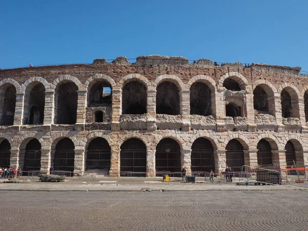 Verona arena römisches amphitheater — Stockfoto