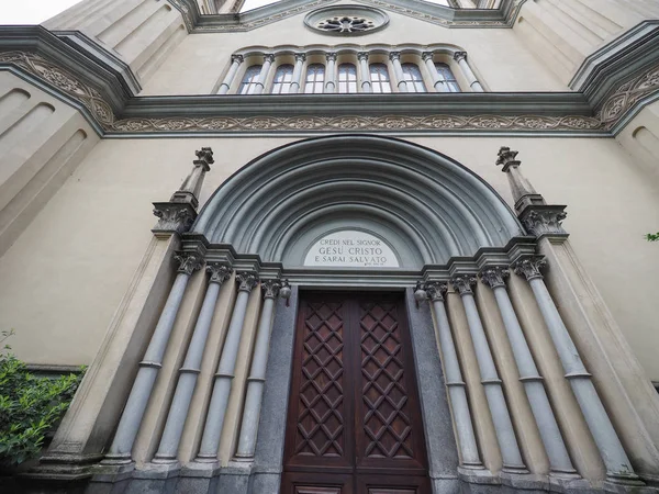 Kościół Tempio Valdese (Waldensian Temple) w Turynie — Zdjęcie stockowe