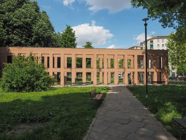 Opera per Torino de Per Kirkeby en Turín — Foto de Stock