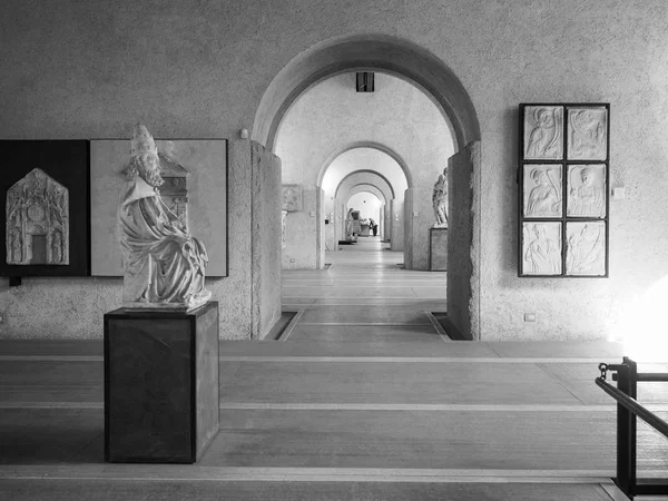 Musée Castelvecchio à Vérone noir et blanc — Photo