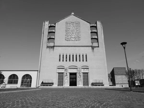 Церковь Иммаколато ди Мария в Вероне черно-белая — стоковое фото