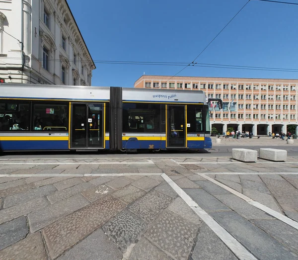 Straßenbahn in Turin — Stockfoto