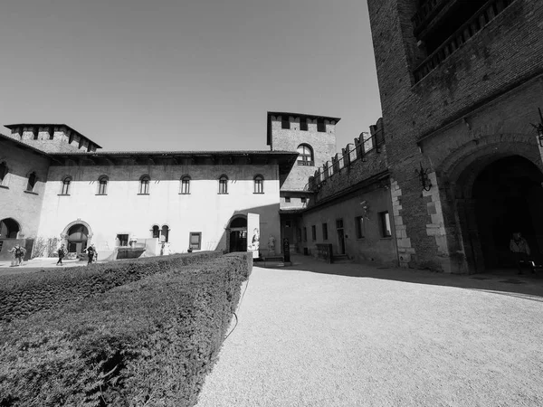 Museo Castelvecchio de Verona en blanco y negro — Foto de Stock