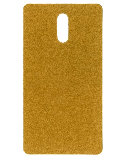 Brązowy papier tag na białym tle — Zdjęcie stockowe