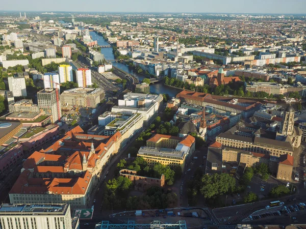 Вид з повітря на Берлін — стокове фото