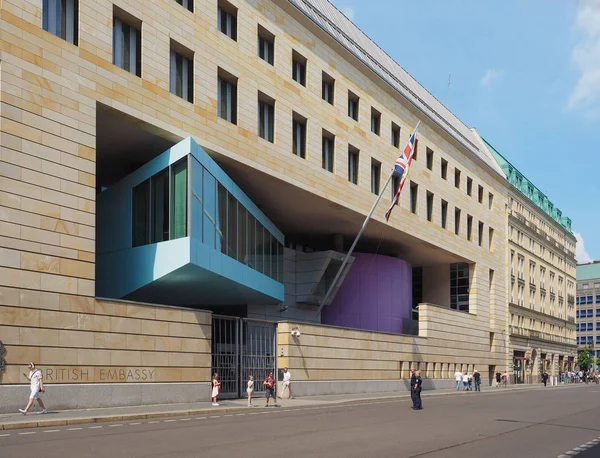 Brittiska ambassaden i Berlin — Stockfoto