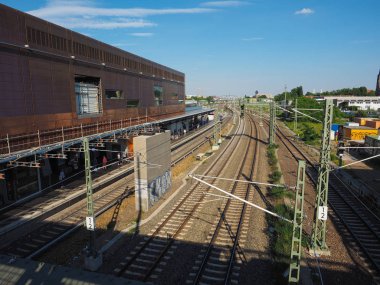 Berlin'de Ostkreuz tren istasyonu