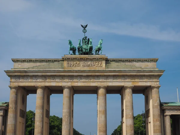 Brandenburger Tor (Porta di Brandeburgo) a Berlino — Foto Stock