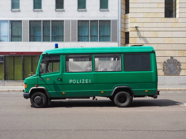 Polizei (Police) car in Berlin — Stock Photo, Image