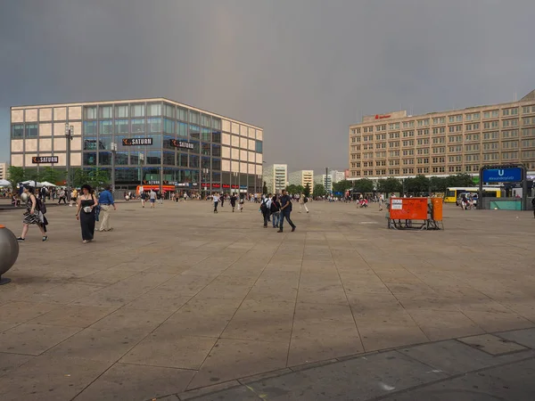 Alexanderplatz w Berlinie — Zdjęcie stockowe