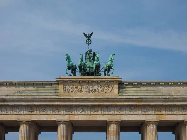 Brandenburger Tor (Brama Brandenburska) w Berlinie — Zdjęcie stockowe