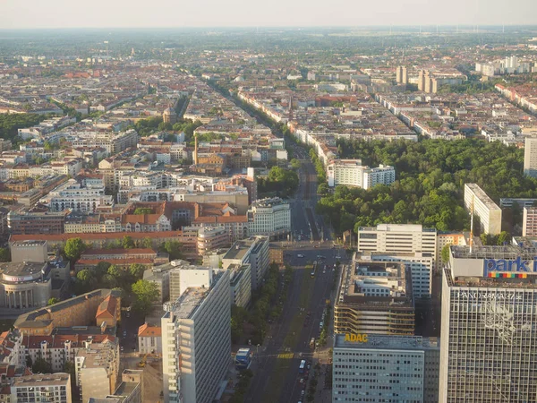 Letecký pohled na Berlín — Stock fotografie