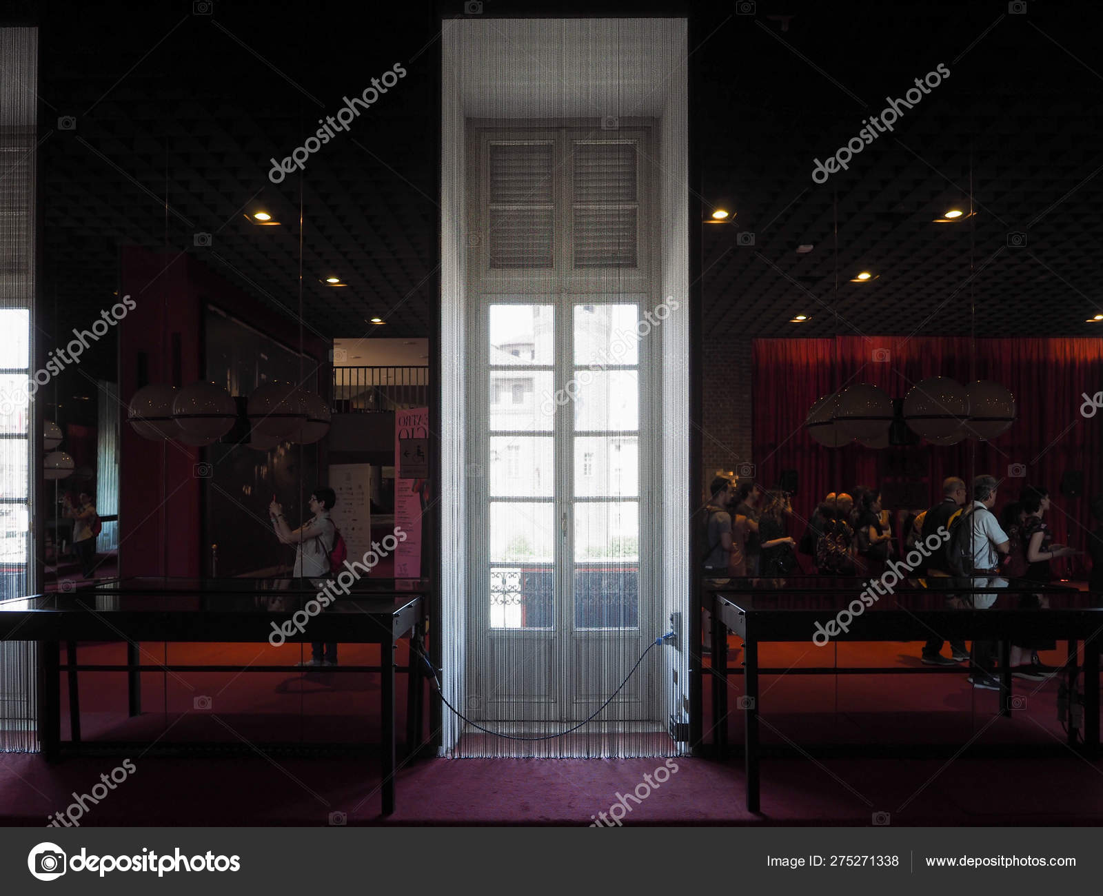 Teatro Regio Royal Theatre Foyer In Turin Stock Editorial