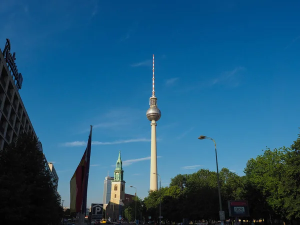Fernsehturm (Torre de TV) em Berlim — Fotografia de Stock