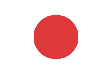 japonya yüksek çözünürlüklü Japon Bayrağı