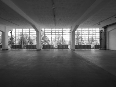 Bauhaus in Dessau, siyah beyaz