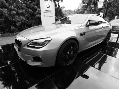 Salone Auto Torino (Torino Auto Show) siyah beyaz