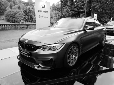 Salone Auto Torino (Torino Auto Show) siyah beyaz