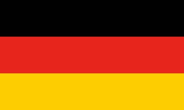 yüksek çözünürlüklü Alman Bayrağı