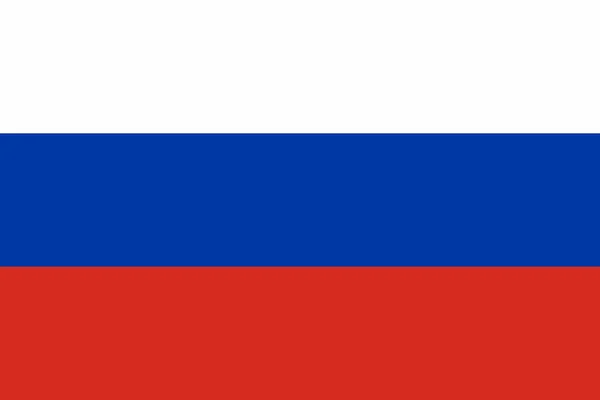 High res russische Flagge von Russland — Stockfoto