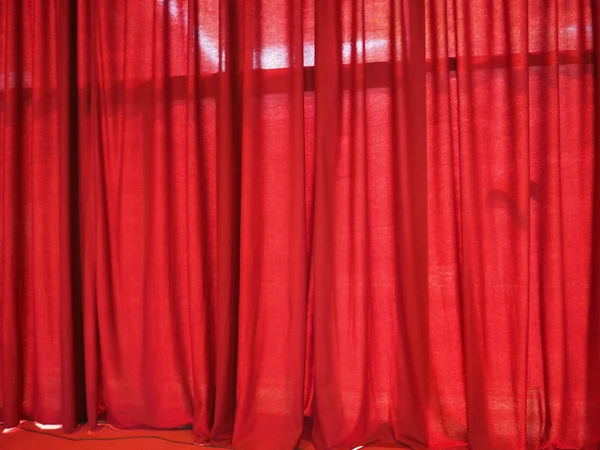 Fundo de cortina vermelha — Fotografia de Stock