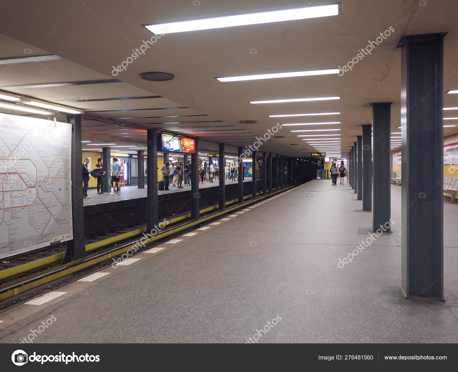 U Zoologischer Garten Subway Station In Berlin Stock Editorial