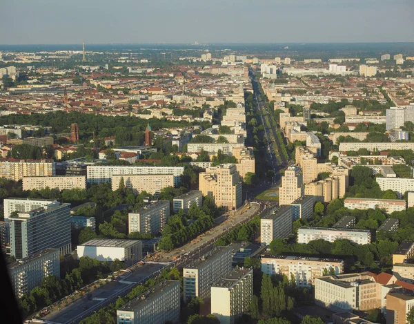 Letecký pohled na Berlín — Stock fotografie