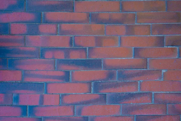 Röd tegel vägg bakgrund — Stockfoto