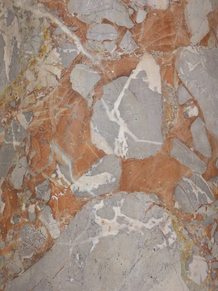 灰色と赤の大理石のテクスチャの背景 — ストック写真