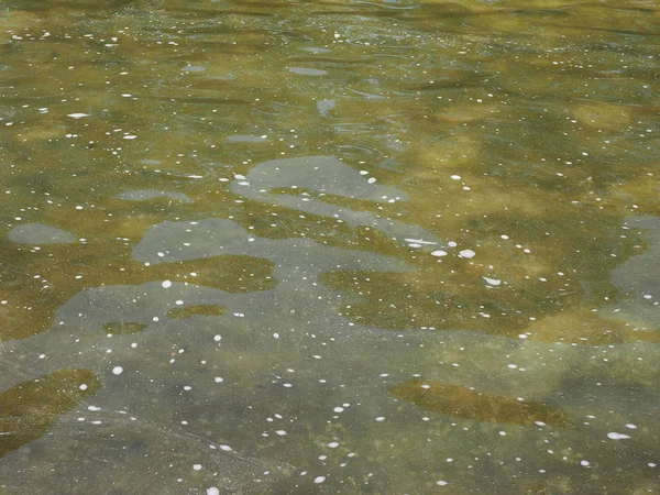 Pozadí textury zelené vody — Stock fotografie