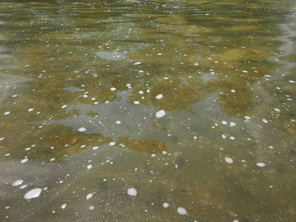 Grüne Wasser Textur Hintergrund — Stockfoto