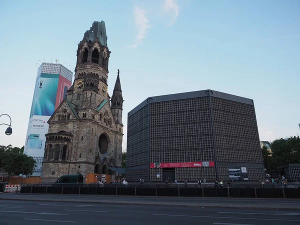 Kaiser-Wilhelm-Gedächtniskirche Berlin — Stockfoto