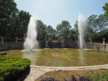 Fontana dei mesi Torino içinde