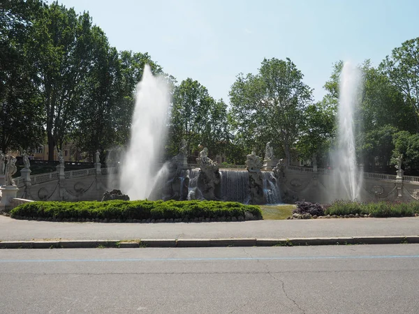 Fontana dei mesi en Turín — Foto de Stock