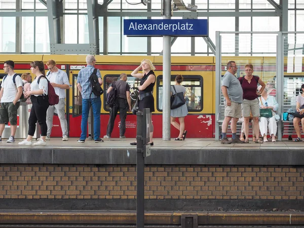Alexanderplatz station in Berlin — Stock Photo, Image