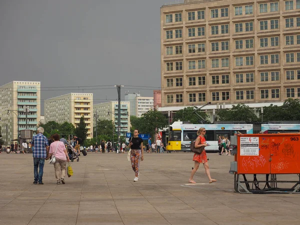 Πλατεία Alexanderplatz στο Βερολίνο — Φωτογραφία Αρχείου