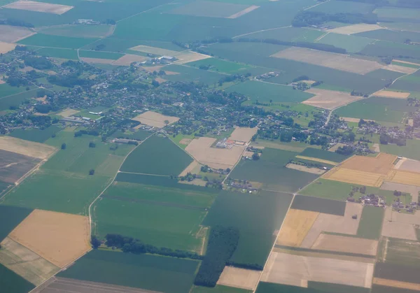 Widok z lotu ptaka na Belgię — Zdjęcie stockowe