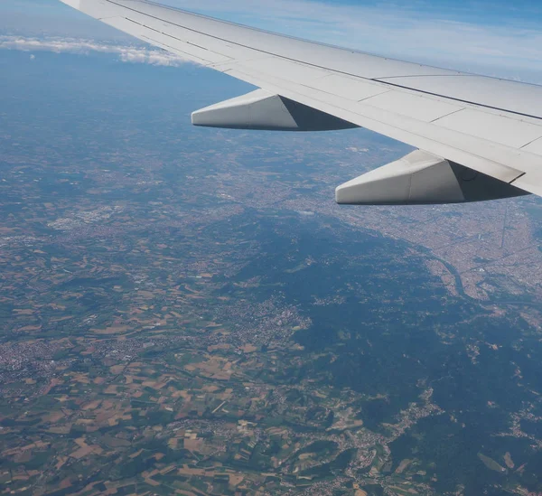 Vista aérea do Piemonte — Fotografia de Stock