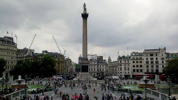 Trafalgar náměstí v Londýně — Stock fotografie