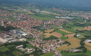 San Maurizio Canavese havadan görünümü