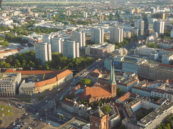 Luftaufnahme von Berlin — Stockfoto