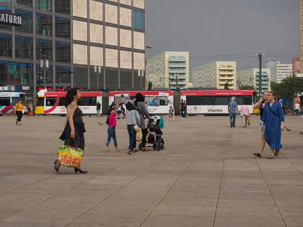 Alexanderplatz em Berlim — Fotografia de Stock