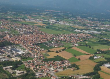 San Maurizio Canavese havadan görünümü