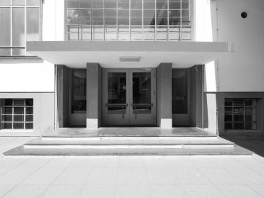 Bauhaus in Dessau, siyah beyaz