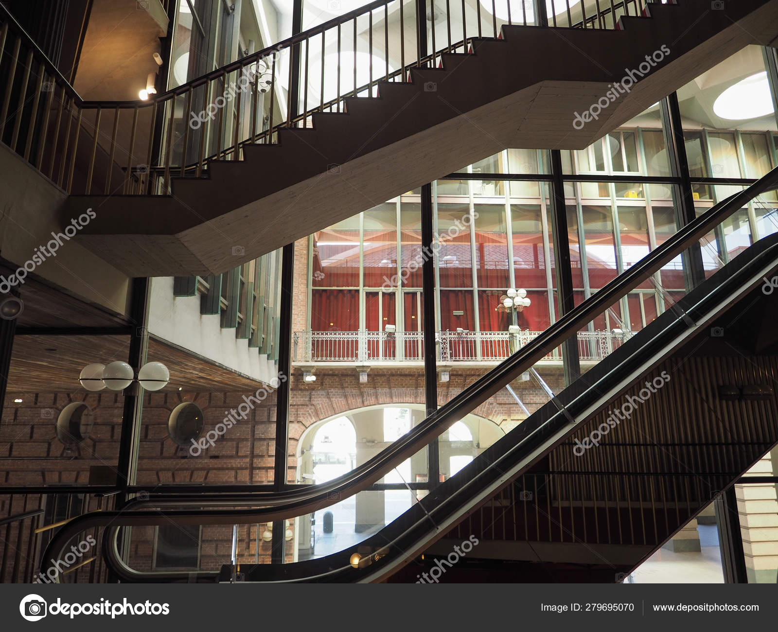 Teatro Regio Royal Theatre Foyer In Turin Stock Editorial