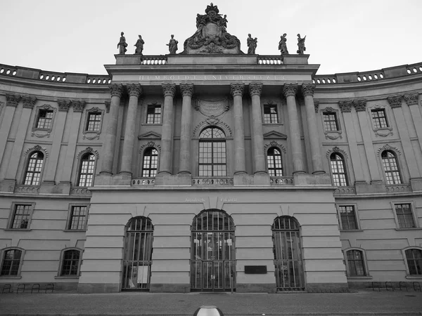 Universidad Humboldt de Berlín en blanco y negro —  Fotos de Stock