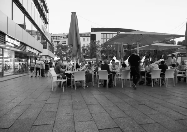 ベルリンのエウロパセンター(白黒) — ストック写真