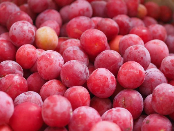 Fruta de ciruela fondo de alimentos —  Fotos de Stock